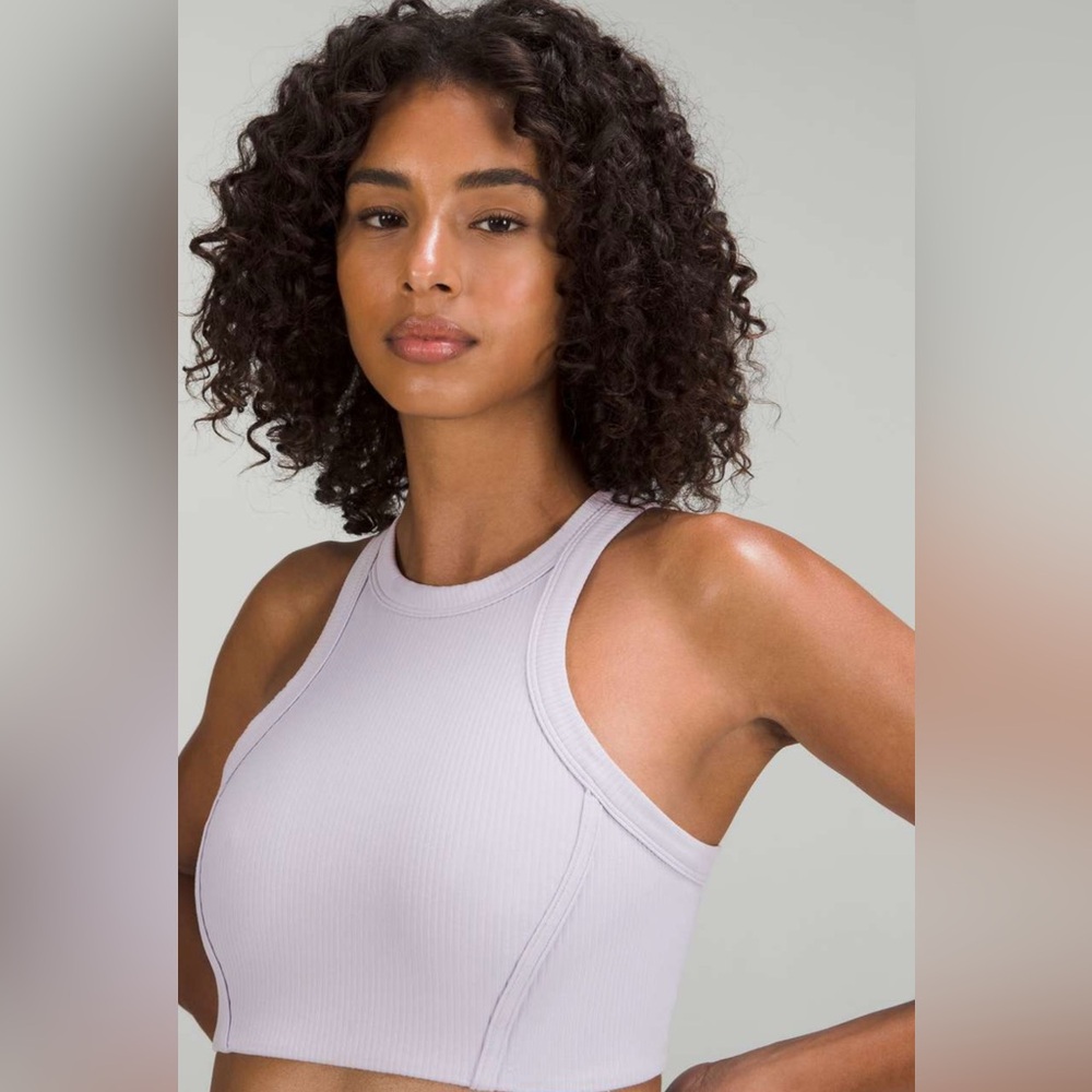 Lululemon Ribbed Nulu High Neck Yoga Bra
